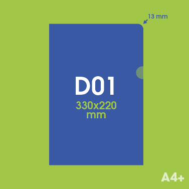 Pochette plastique personnalisée D01