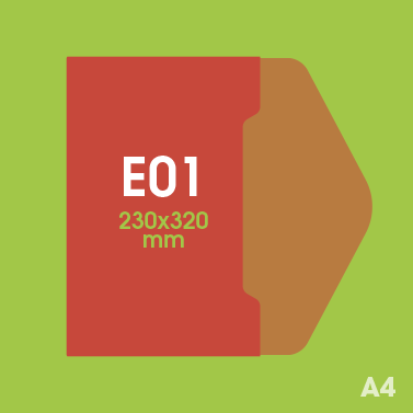 Pochette plastique personnalisée E01