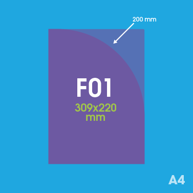 Pochette plastique personnalisée F01